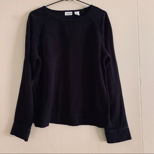 Vintage Covington | Long Sleeve Black Fleece